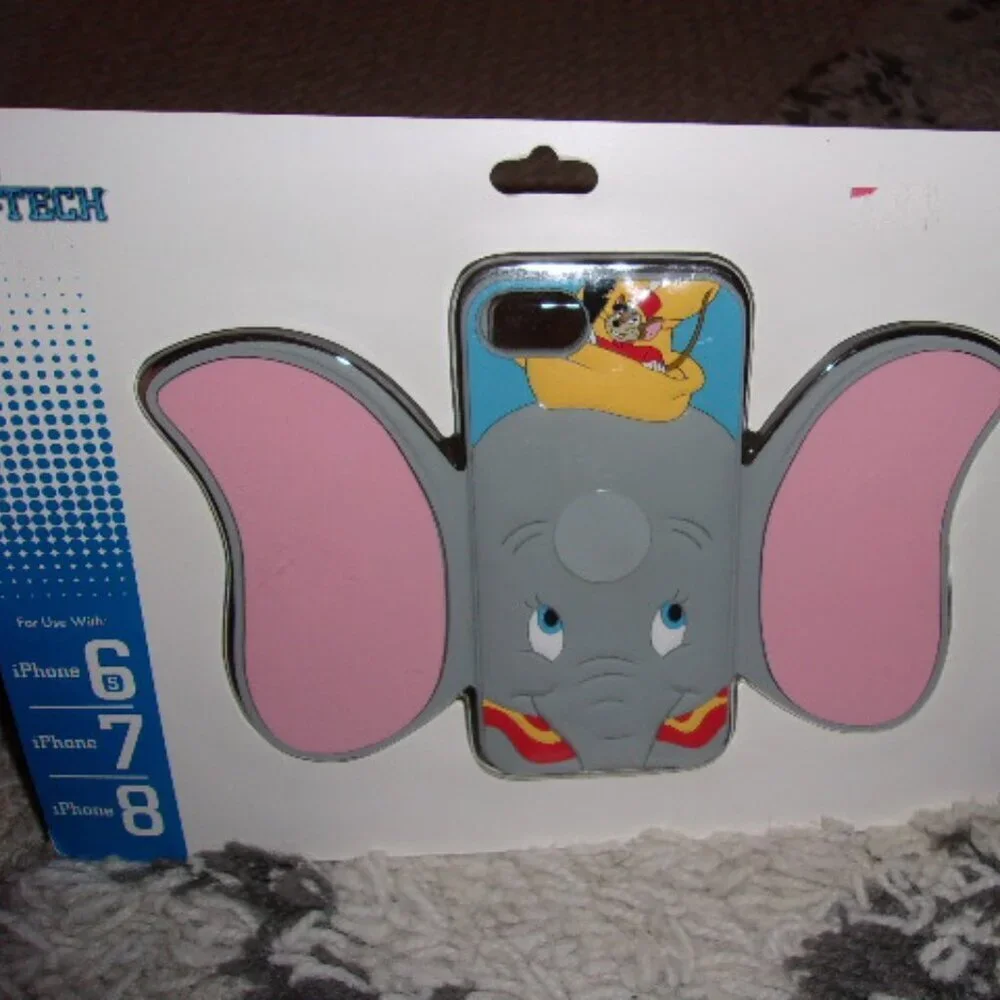 Disney Parks D-Tech Dumbo iPhone 6S 7 8 Cell Phone Case